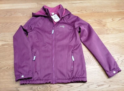 Yigga Jacke Softshelljacke mit Kapuze- lila - Mädchen - Gr. 152 NEU - ungetragen - Bild 1 von 4