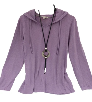 Fancy Pullover flieder mit Kapuze Gr. 46/48 Triangle by Tom Tailor - Bild 1 von 2