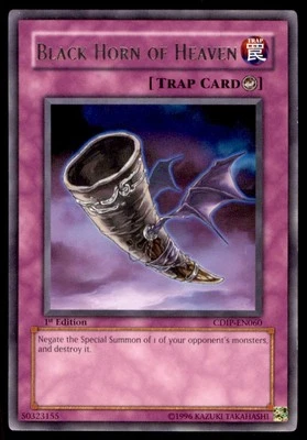 Yu-Gi-Oh! Black Horn of Heaven #CDIP-EN060 1st Edition Light Play - Image 1 of 2