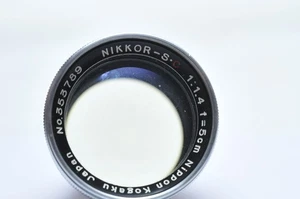 Nikon Nippon Kogaku Nikkor S.C 5cm 50mm f1.4 MF Lens Rangefinder S Mount - Picture 1 of 3