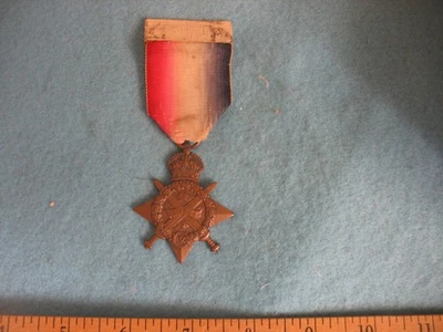 Original Primera Guerra Mundial 1914-15 Mons Star Medal Driver J. Logan Royal Field Artillería Foto 1 de 3