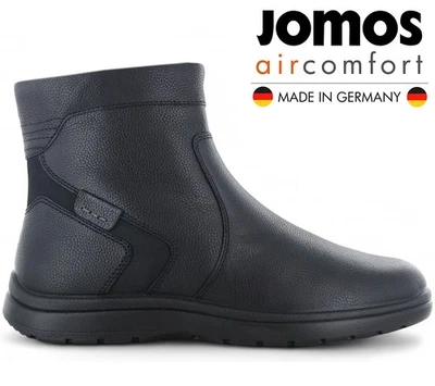 JOMOS Atlanta Boots Herren Winter Stiefel Leder Stiefelette Lammfell gefüttert - Bild 1 von 4