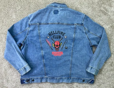 Universal Studios Jean Jacket Men's XXXL Halloween Horror Nights Stranger Things - Image 1 of 4