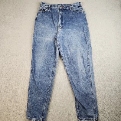 Pantalones de mezclilla Lee para mujer de colección años 90 talla 18 cintura alta curvilíneos lavados a la piedra pierna recta mamá Foto 1 de 4