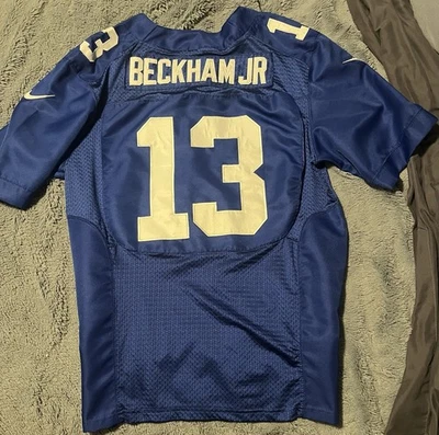 Nueva Camiseta Oficial Nike NFL - Odell Beckham Jr #13 - NY Giants Grande Azul - Talla 44 Foto 1 de 4