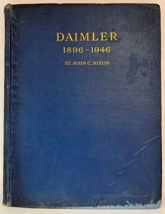 Vintage HB Buch Daimler 1896 - 1946 von St John C Nixon 232 Seiten GT Foulis & Co - Bild 1 von 12