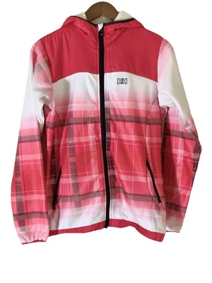 Chaqueta con Capucha Helly Hansen Para Mujer Cremallera Completa Rosa Y Blanco Mediana Polartec Foto 1 de 4