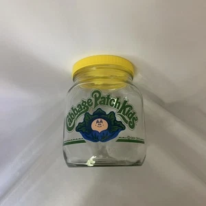 CABBAGE PATCH KIDS Original Vintage 1984 Wheaton Glass Storage Jar 1/2 Gallon - Picture 1 of 13