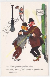 Cpa Humour Illustrateur Café Edit Noyer 87 - Picture 1 of 2