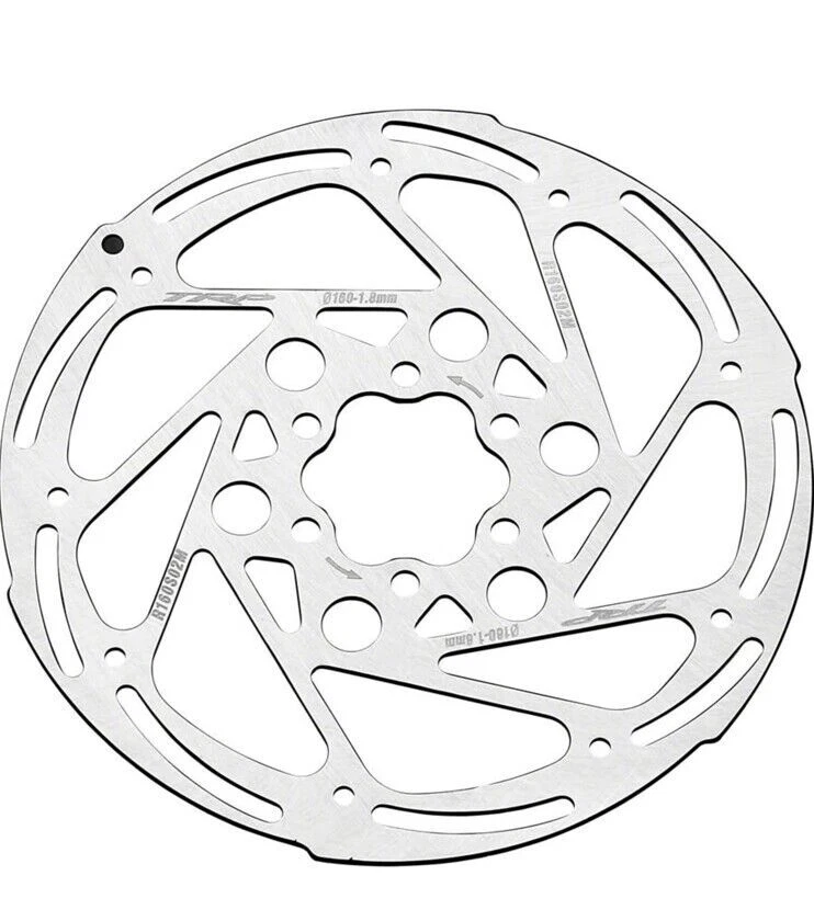 Rotor de disco para bicicleta TRP R160S02M 1,8 mm de grosor 6 pernos rotor de freno de disco 160 mm carretera MTB Foto 1 de 3