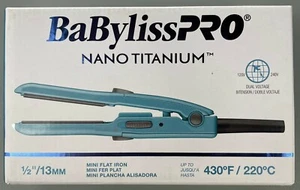 BaBylissPro Nano Titanium ½" Mini Straightening Iron | BNT3050UC - Picture 1 of 7