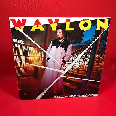 WAYLON JENNINGS Never Could Toe The Mark 1984 German vinyl LP Jessi Colter ~~~ - Image 1 of 4