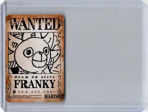 Mini tarjeta IMAGINE WANTED Saikyo Jump 2024 una pieza Franky japonés - Imagen 1 de 2