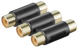 Cinch Adapter Audio Adapter Cinch Kupplung Verlängerung Verbinder RCA - Bild 1 von 1