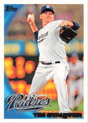 2010 Topps Baseball Tim Stauffer San Diego Padres #18 - Image 1 of 2