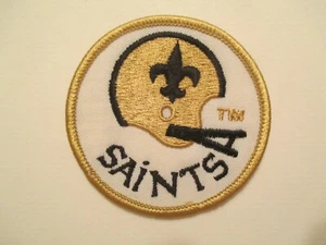 New Orleans Saints Patch NFL Football Vintage Sew On Free shipping Patches - Picture 1 of 2