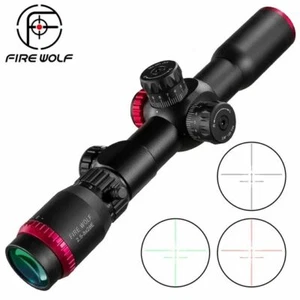 QZ 2.5-8X28 FFP Hunting Rifle Scopes Optical Double Reticle Sight Red/Green - Picture 1 of 11