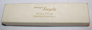 JOYERO VINTAGE SIEGELE BERLÍN ALEMANIA JOYERÍA LIBRO JOYERO - Imagen 1 de 3