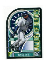 1999 Topps Gallery Of Heroes Ken Griffey Jr. #GH3 Stained Glass Seattle Mariners