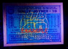 1991 Topps 40th Anniversary Glow Backs / Bold Backs (#1 - #792) - **YOU CHOOSE**