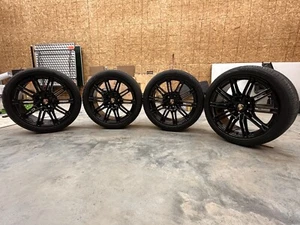 2011-2018 porsche cayenne Wheels10Jx21H2 ET50 7P5.601.025.CC. (4Rims +tires+tpms - Picture 1 of 16