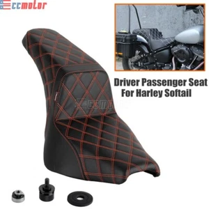 2-Up LS Seat For Harley Street Bob FXBBS FXBB Softail FXST FLDE FLSL 2018-2024 - Picture 1 of 12