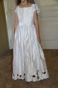 First Communion or Flower Girl Dress Size 9 - Picture 1 of 13