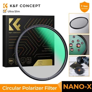 K&F Concept 37-127mm 8K CPL Circular Polarizer Lens Filter Ultra slim Nano X AU - Picture 1 of 171