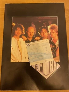 Jimmy Page (Led Zeppelin) The Firm Programme And Ticket 1985 - Picture 1 of 4