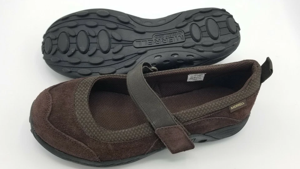 Merrell Jungle Moc Sport MJ Brown Leather Shoes Kids Size 4.5 - Image 1 of 4