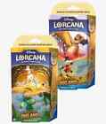 Disney Lorcana Into the Inklands Starter Deck Set of 2 - Brand New - In Stock!