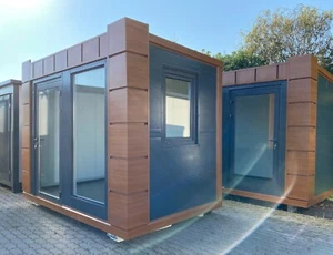 Bürocontainer Wohncontainer Gartenhaus Büro mit Heizung u.Elektrik - Bild 1 von 12