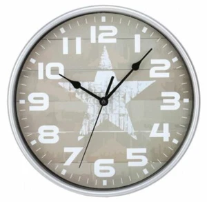 Timekeeper 10" Diameter Star Wall Clock Hour Min Sec Lightweight From USA Seller - Picture 1 of 5