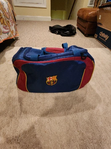 Vintage FCB BARCELONA GYM BAG VGUC Cover