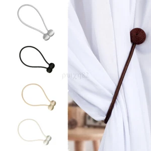 1/2Pcs Clips Magnetic Ball Home Holdbacks Curtain Tiebacks Tie Backs Buckle AUAU - Picture 1 of 10