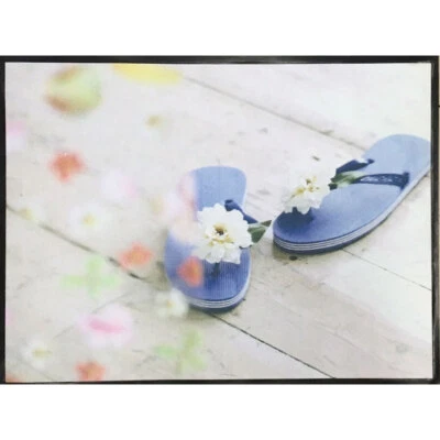 Fußmatte Schuhunterlage - Zehentrenner Sandalen 45 x 60 cm Bodenmatte - Bild 1 von 2