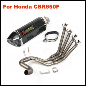 Sistema de escape completo cabezal tubo de escape para CBR650R CB650R CB650F CBR650F 2018-2025 - Imagen 1 de 11
