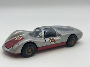 Mercury Toys #61 Porsche Carrera 6 silver and red made in Italy 1/43 Rare
