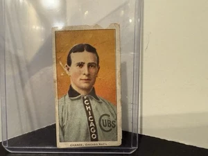 T206 Piemont 350-460/25 Frank Chance Portrait gelb Vintage - Bild 1 von 14