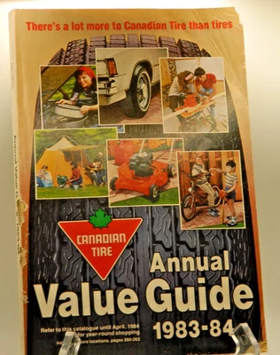 CANADIAN TIRE - 1983 - 84 - ANNUAL VALUE GUIDE - Catalog - See ALL Pictures - - Image 1 of 4