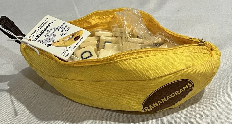 BANANAGRAMS GAME   NEW!  Fast Crossword Tile Game  FAMILY NIGHT - Image 1 of 1
