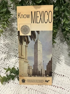 Libretto da viaggio anni 50-60 vintage Know Mexico Banamex / 墨西哥旅游宣传册 班美客银行 - Foto 1 di 7