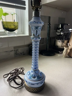 Bohemian Glass Table Lamp - Image 1 of 4