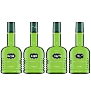 Brut Splash On Lotion Original 4 x 200ml Herrenduft - Picture 1 of 2