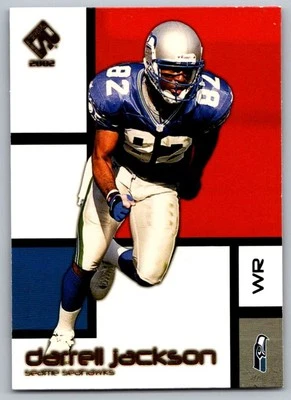 2002 Pacific Private Stock Reserve Darrell Jackson Seattle Seahawks #92 - Image 1 of 2