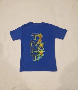 Teenage Mutant Ninja Turtles TMNT Boys T-Shirt Blue Size M (6) Graphic Tee  - Picture 1 of 6