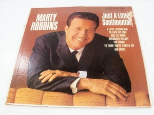 MARTY ROBBINS  JUST A LITTLE SENTIMENTAL*1961 COLUMBIA C-1666*COUNTRY*NM-/EX LP - Picture 1 of 6