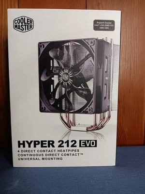 OPEN BOX Cooler Master NEW Hyper 212 EVO - CPU Cooler RR-212E-20PK-R2  - Image 1 of 4