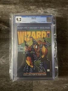 Wizard #1 Magazine 1991 CGC 9.2 Todd McFarlane Spider-Man 4553056006 - Picture 1 of 1
