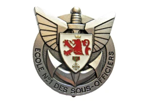 BELGIQUE L'ECOLE ROYALE N°1 DES SOUS OFFICIERS Y. DELSART - Picture 1 of 2
